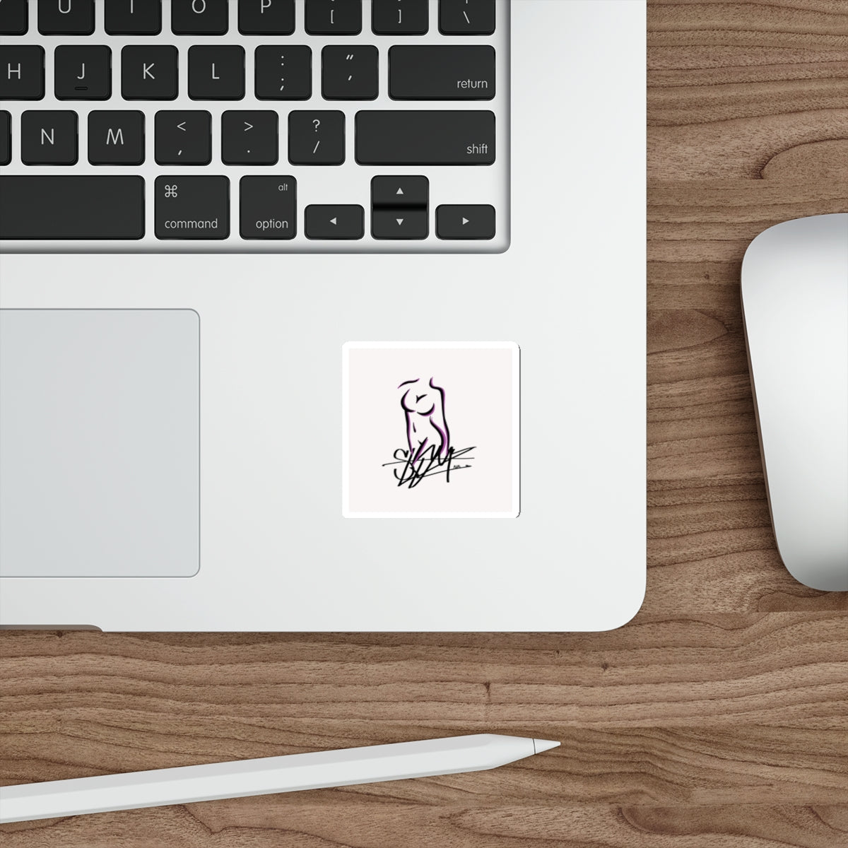 women figure sticker